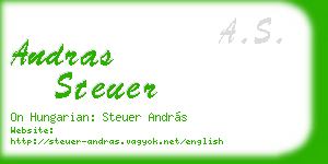 andras steuer business card